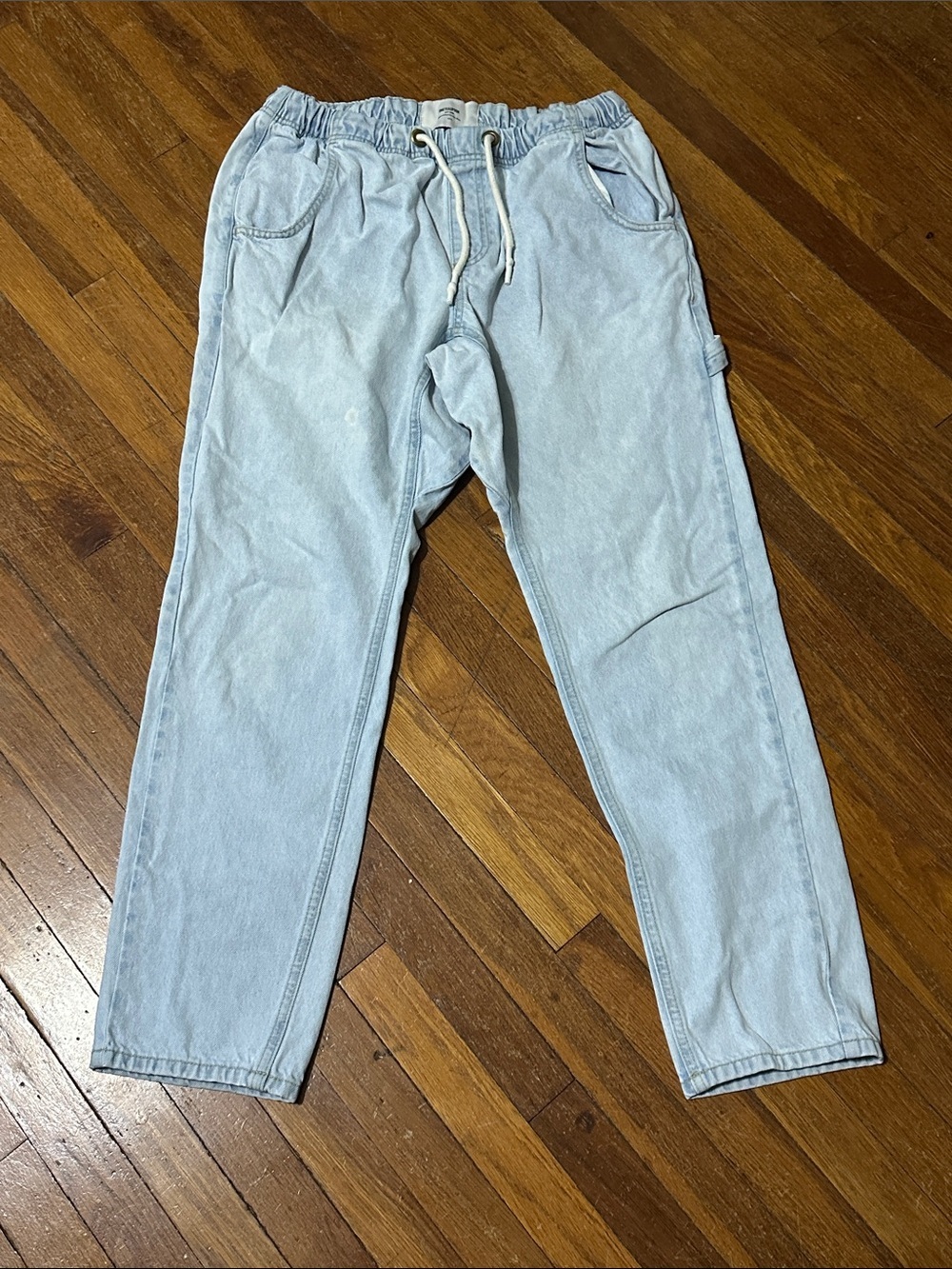 One Teaspoon Light Blue Workwear Shabbies, Large